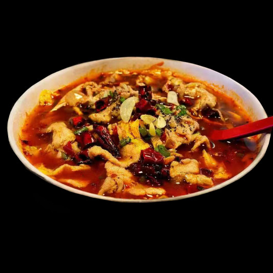 8. Poached Pork in Hot Chilli Oil 水煮肉片
