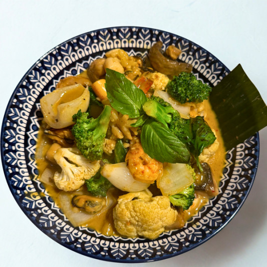 Curry Seafood Stir-Fry