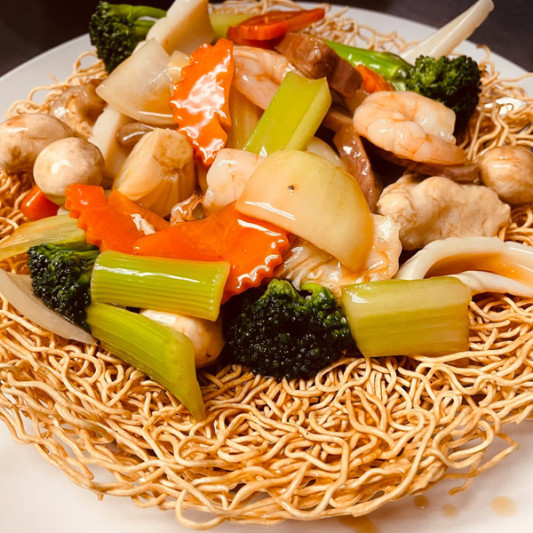 92. Crispy Cantonese-Style Chow Mein 广东炒脆面