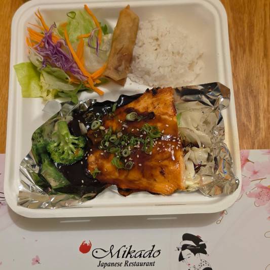 L3. Salmon Teriyaki Lunch