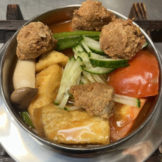 S36. Tom Yang Vermicelli Soup 冬蔭米粉湯