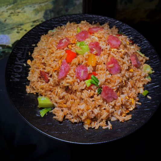 4. Cantonese Sausage Fried Rice 腊肠炒饭