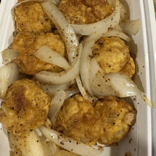 56. Pan Fried Shrimp