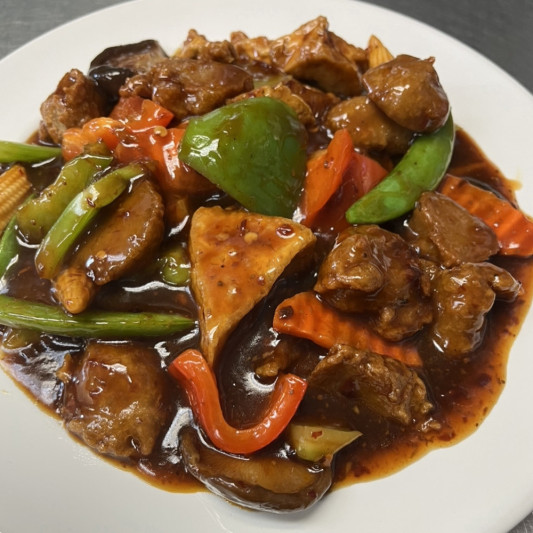 E49. Kung Po Soy Fritters 宮保雞丁