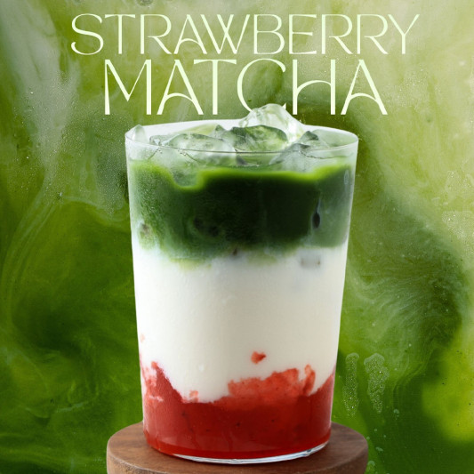 12. Strawberry Matcha (16 oz)