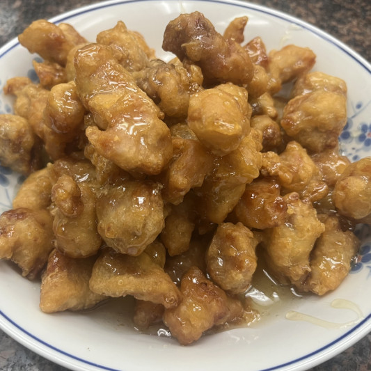 64. Honey Garlic Chicken