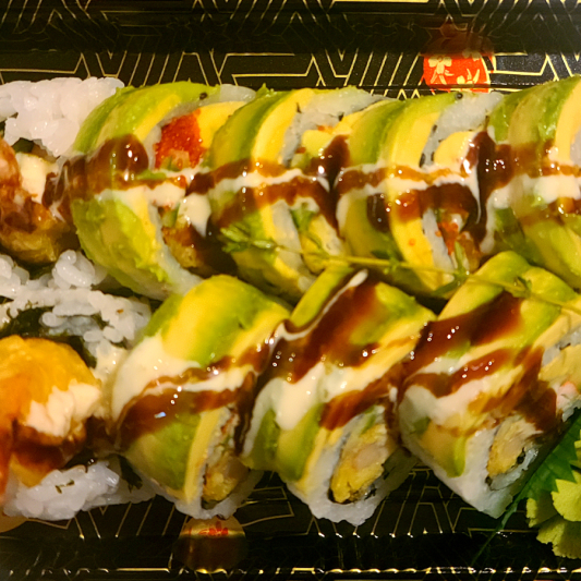 SL19. Green Dragon Special Maki (9 pcs)