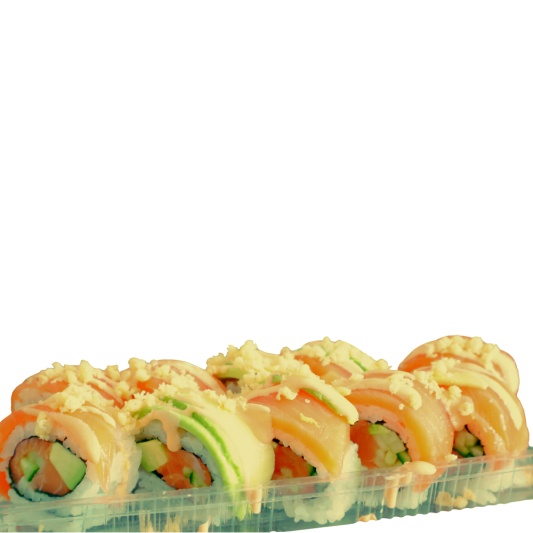 Double Up Salmon Roll (10 pcs)