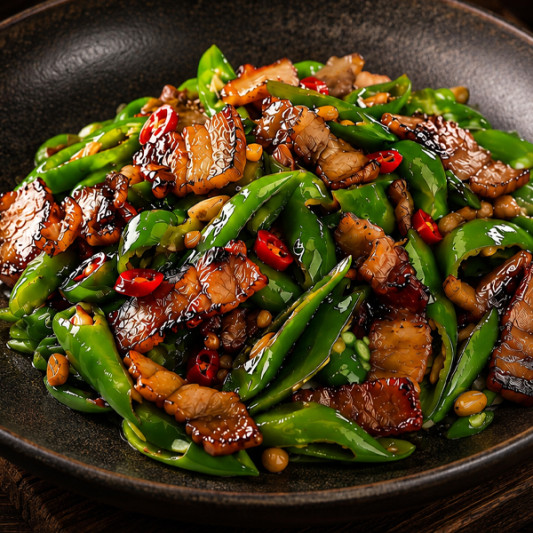 B01. Farmhouse Stir-Fried Pork 农家小炒肉