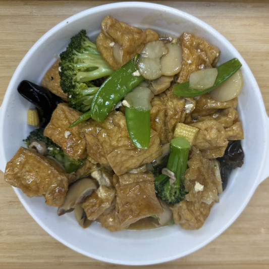 T37. Braised Tofu with Mixed Vegetables 羅漢齋豆腐