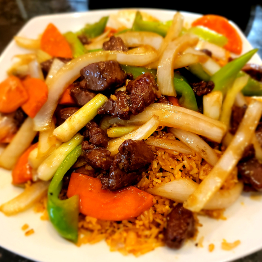 F3 Diced Beef Fried Rice (Cơm Chi&ecirc;n B&ograve; L&uacute;c Lắc)