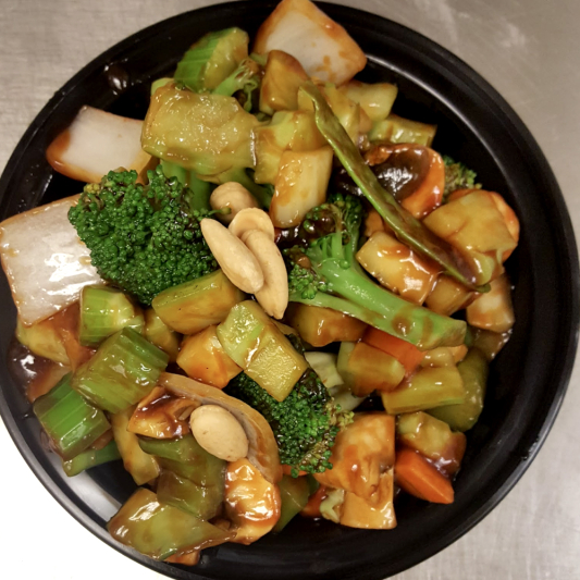 36. Mixed Vegetables with Almonds