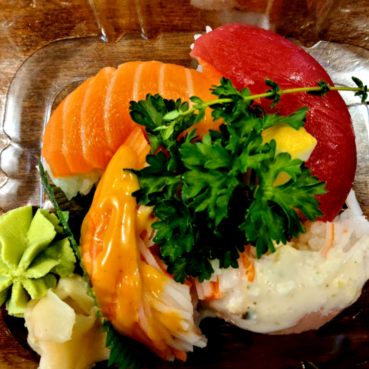 A2. Sushi Donut (4 pcs)