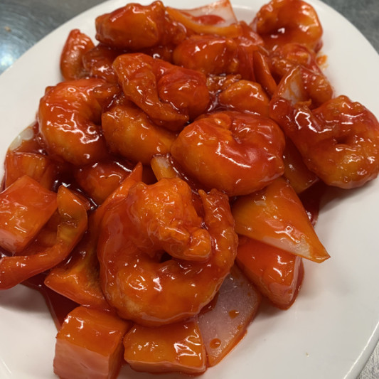 Shrimp with Pineapple & Vegetables