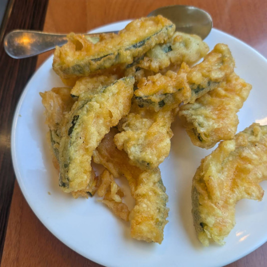 A6. Fried Pumpkin with House Sauce