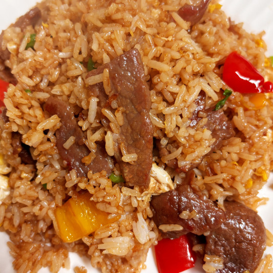 1. Beef Fried Rice 牛肉炒饭