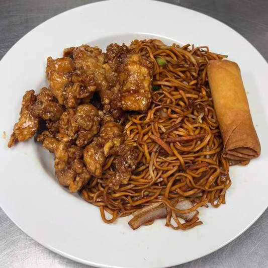 I10. Honey Garlic Chicken (Combo)