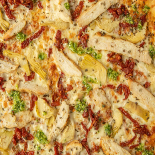 Chicken Pesto Pizza