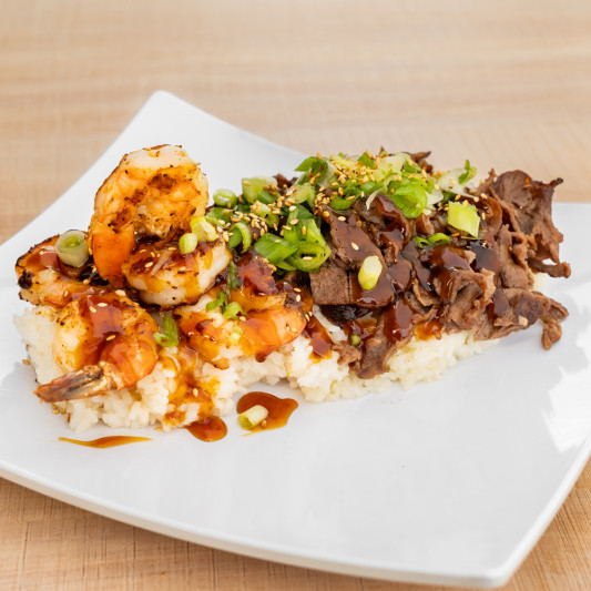 Beef & Shrimp Combination Bowl (Large)