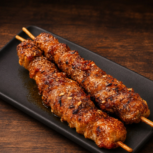 J08. Lamb Skewers (2 pcs) 羊肉串 (2串）