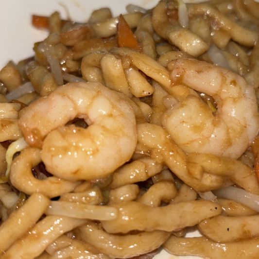 Szechuan Shanghai Shrimp Noodles