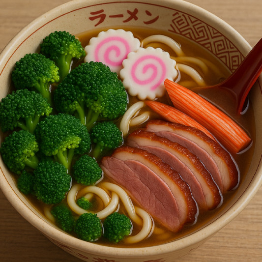 Udon aux poitrines de canard