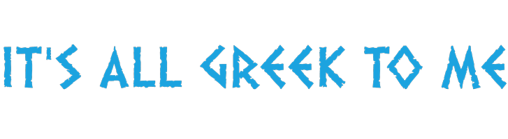 It's All Greek To Me logo
