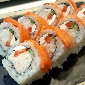 Smoked Salmon Cream Cheese Roll