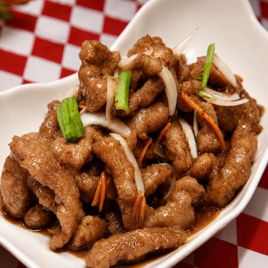 047. Ginger Fried Beef 干炒丝