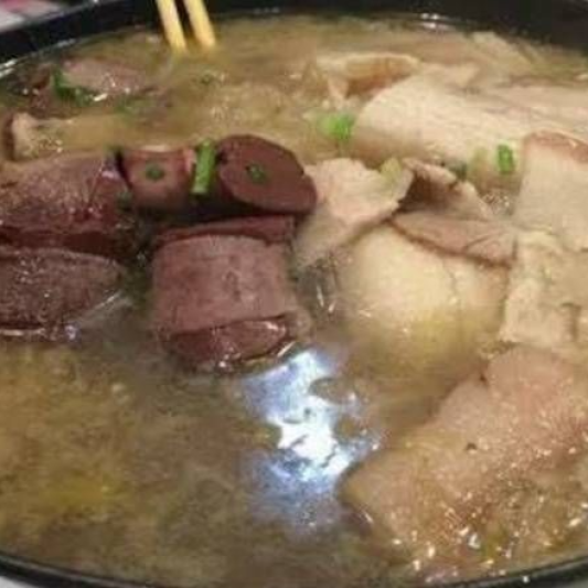 Stew Mixed Pork Meat / 东北农家杀猪菜