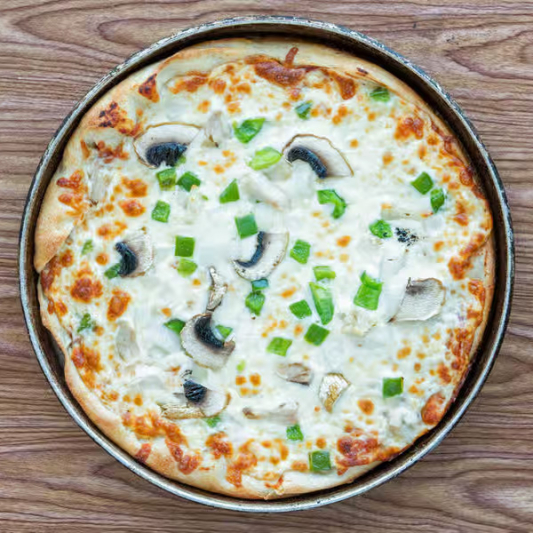 Chicken Alfredo Pizza