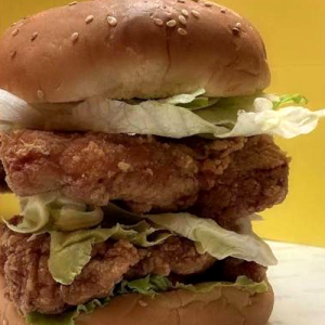 Double Chicken Burger