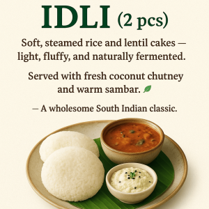 Idli (2 pcs)