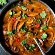Portobello Mushroom Coconut Curry