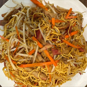 81. BBQ Pork Chow Mein