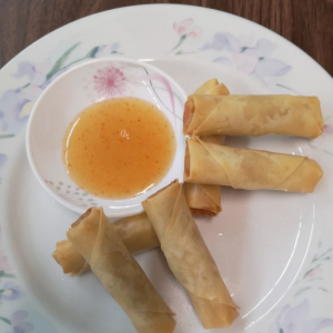 2. Spring Rolls (3 pcs)