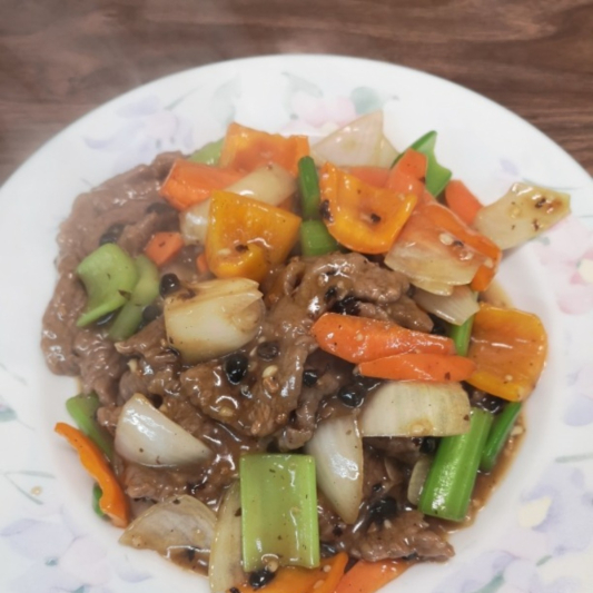 28. Beef with Black Bean Sauce