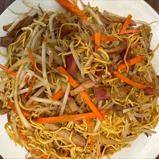 81. BBQ Pork Chow Mein