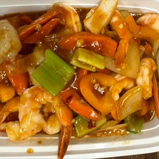 50. Szechuan Shrimp (14 pcs)