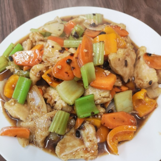 12. Chicken with Black Bean Sauce