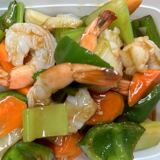 48. Shrimp with Lobster Sauce