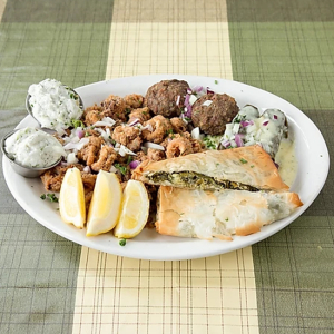 Hot Mezethes Platter