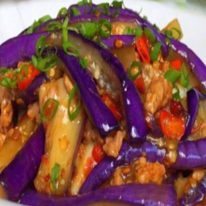 Shredded Eggplant with Chili Sauce 魚香茄子