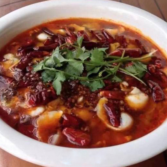 Boiled Sliced Fish with Spicy Sauce 水煮魚