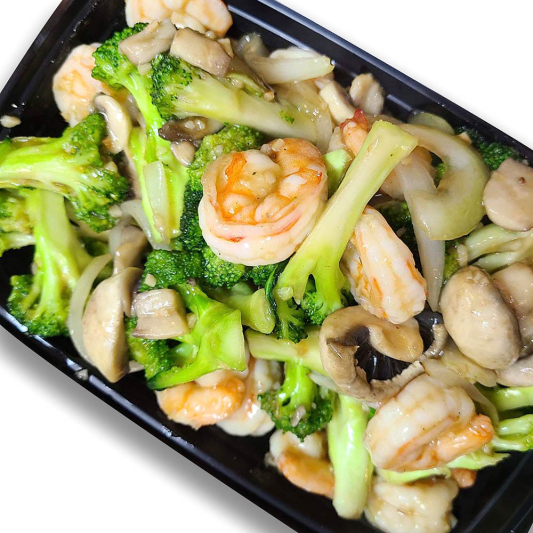 Shrimp with Mixed Vegetables 什菜虾仁