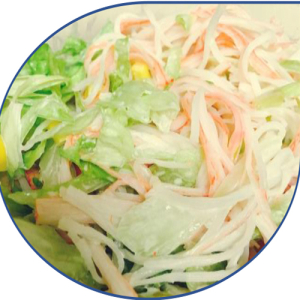 03. Salade de Bon go&ucirc;t (concombre et surimi) / Tasty Salad (Cucumber and Crab Stick)