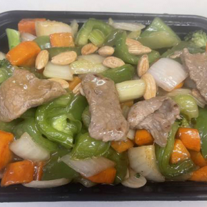 Beef Vegetables with Almonds