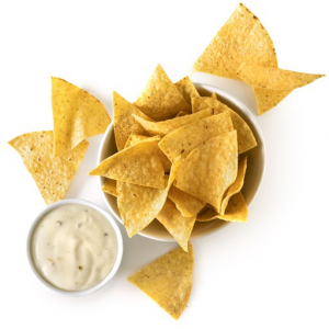Chips & Queso Blanco (4oz)