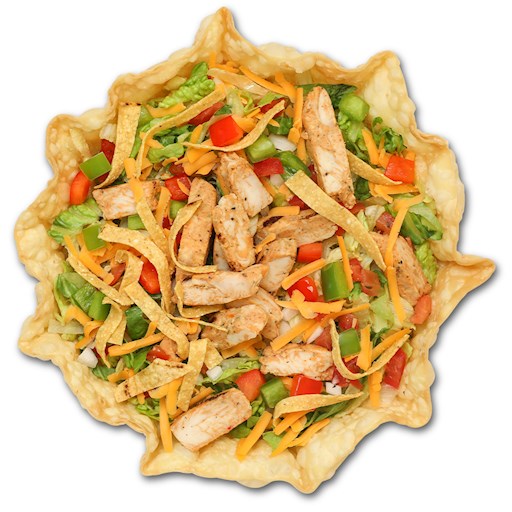 Marinated Chicken Taco Salad