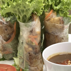 Grilled Pork Spring Rolls - Nem Cuon